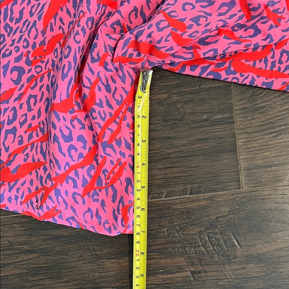 adidas Pink and Red Printed Athletic Shorts - Picture 6 of 6